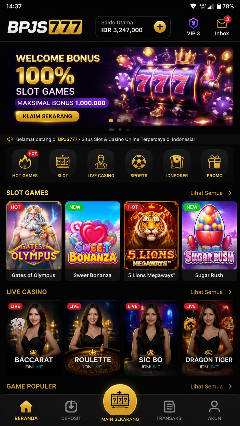 Screenshot 2 bpjs777